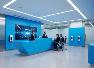 office reception wrap