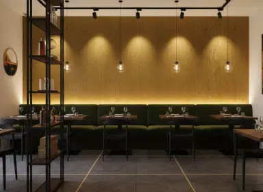 restaurant area wrapping