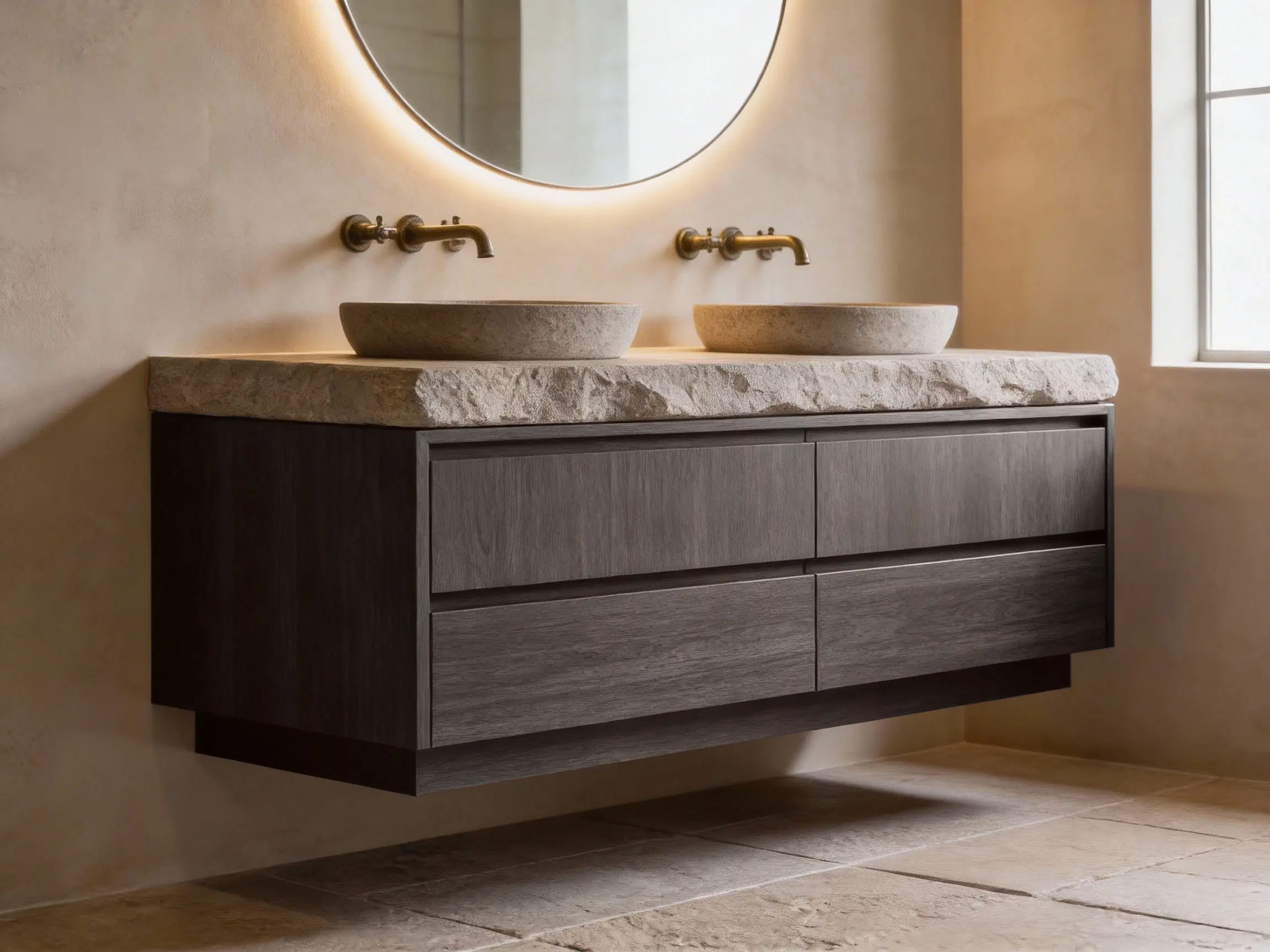 Bathroom Remodeling Wrapping Area Showcase