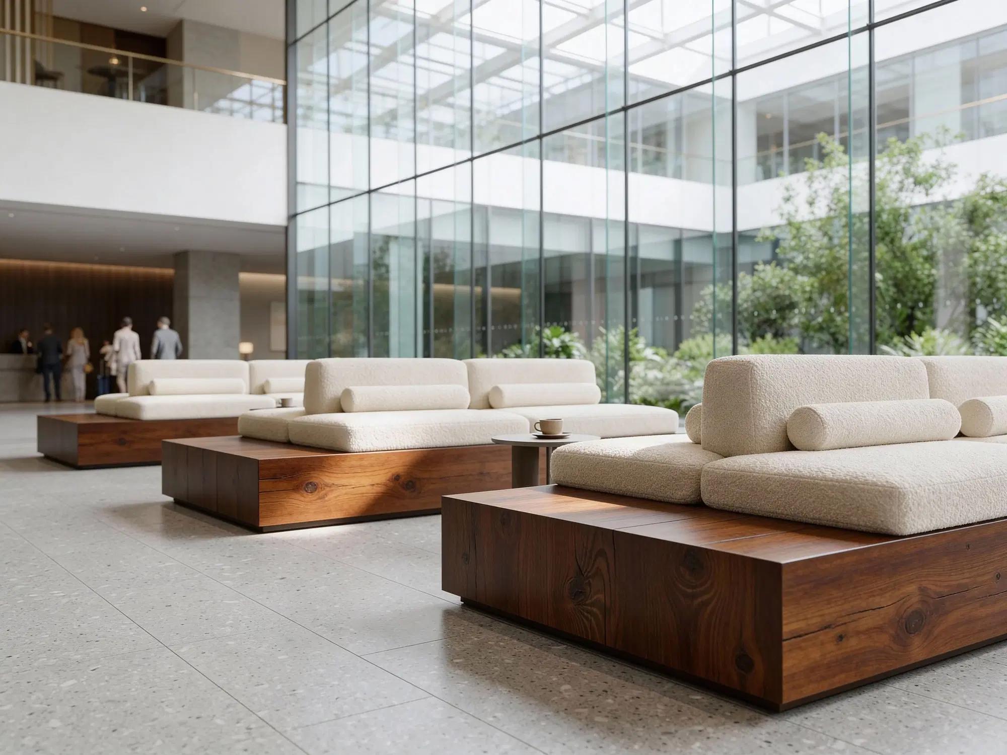 Hotel Interior Finishing Wrapping Area Showcase