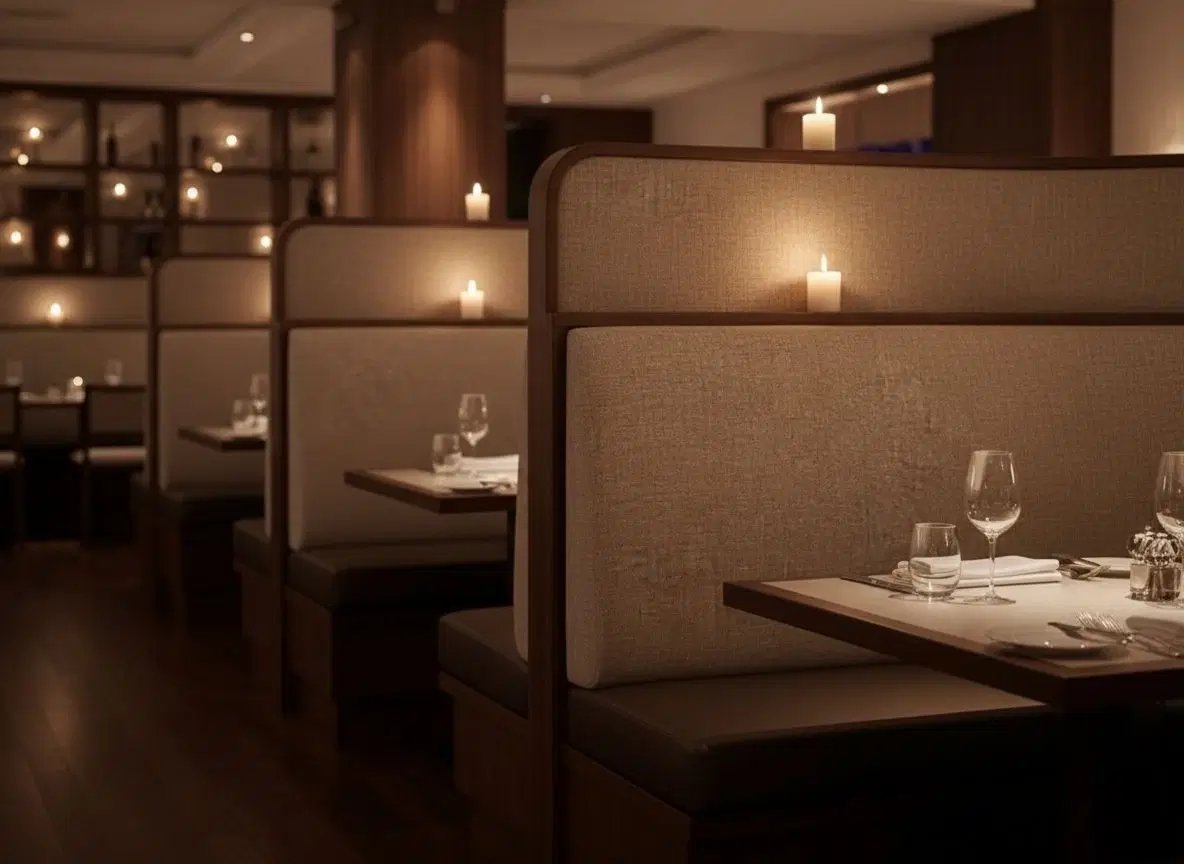 Restaurant Interior Wrapping Area Showcase